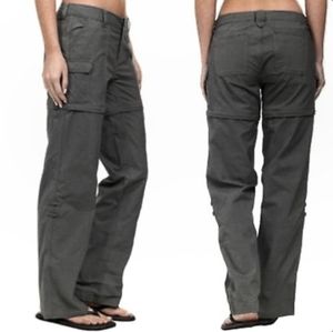 THE NORTH FACE Paramount Peak Convertible Pants Dark Gray women's Sz 8 Regular
